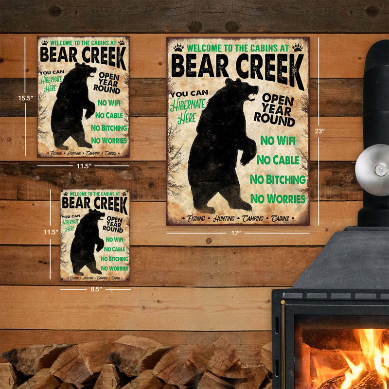 Bear Creek sur impression métallique