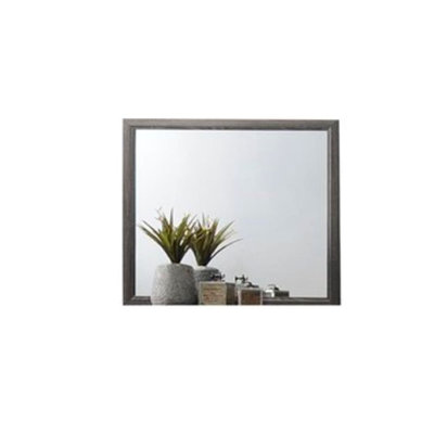 Webster Wood Flat Wall Mirror