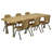 24" x 60" Rectangle T-Mould Activity Table with Adjustable Tiny Tot Legs-109512140-109512146-109512148