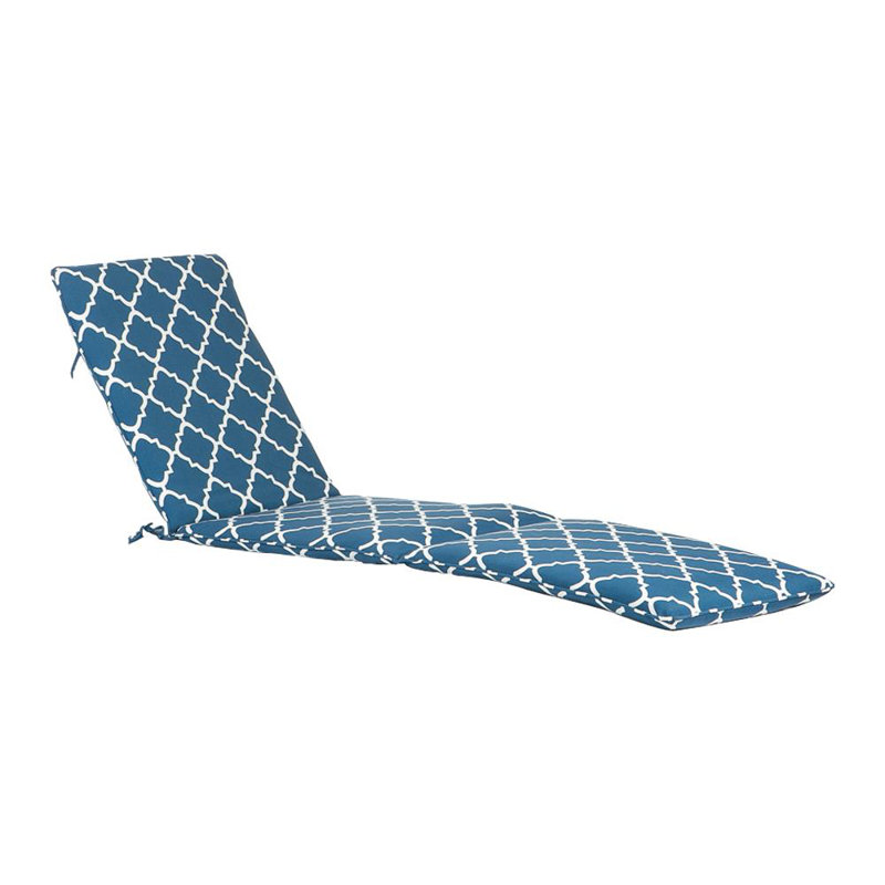 Harbour Housewares - Master Sun Lounger Cushion, Navy