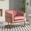 Fauteuil d'appoint rembourré de luxe avec cadre en velours, fauteuil de coiffeuse polyvalent et polyvalent pour l'intérieur et la maison-1627102460