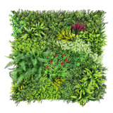 40" Artificial Fern Yucca Grass Daisy Greenery Wall Panel Hedge Mat Backdrop Privacy Screen