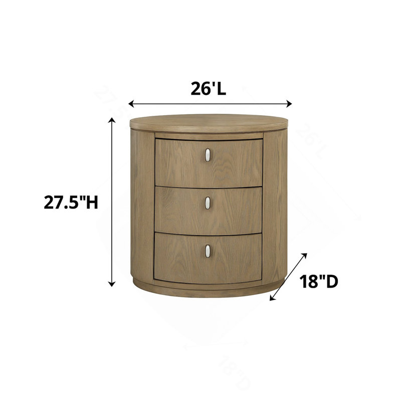 Oval Nightstand