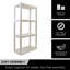 Oskar Heavy Duty 4-Tier Storage Shelf-106132012