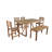 U_Style High-Quality Acacia Wood Outdoor Table And Chair Set-350282807