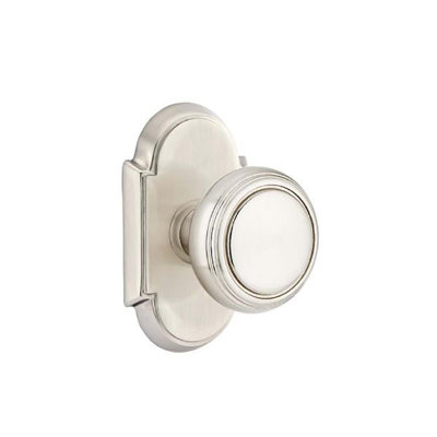 Ensemble de boutons de passage Emtek avec rosette n ° 8 et bouton Norwich
