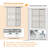 2 MDF Interior Slab Doors with Aluminium Hardware Bypass Sliding Door Full Lite Mirror Glass Design-105183240
