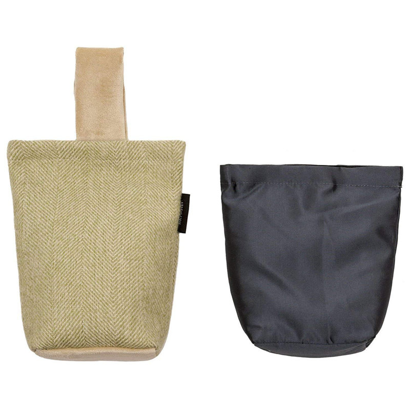 Herringbone Door Stop, Sage Green