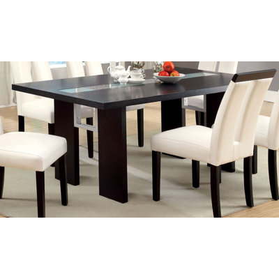 Nusaiba Glass Top Dining Table