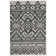 Tapis argenté / noir Nicarla