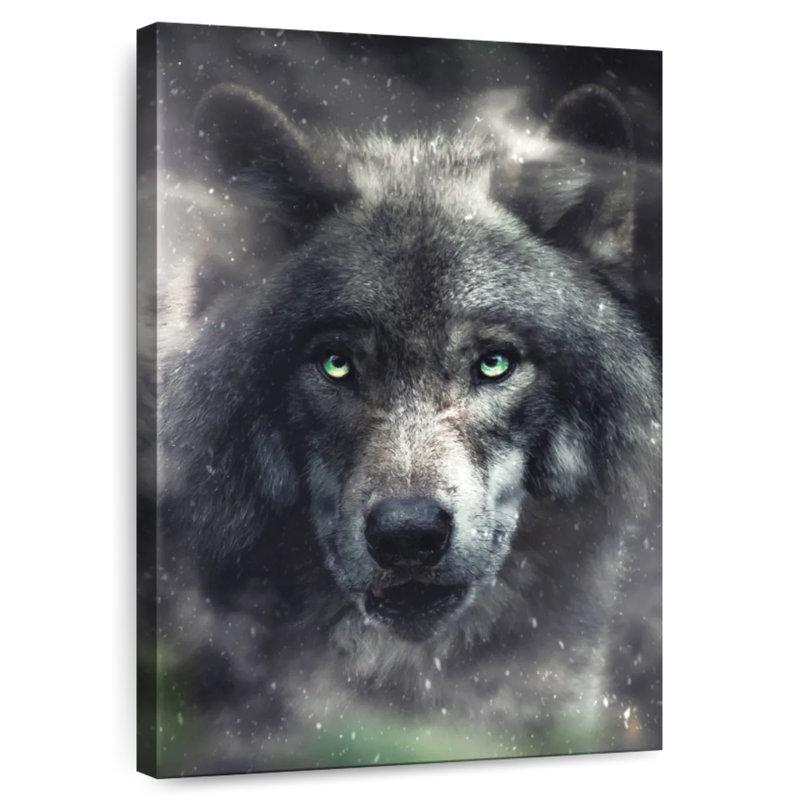 Brampt The Hungry Wolf, 24" H x 16" W