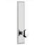 Grandeur Carré Tall Plate Passage with Fifth Avenue Door Knob-1637343471-1637343480