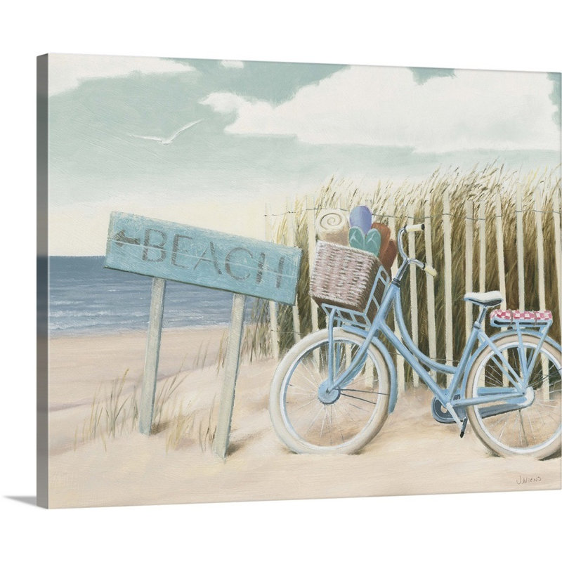 « Beach Cruiser II Crop » par Byerly, reproduction d'art, H 8 po x l 10 po x P 1,5 po, Toile