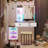 Palamara Makeup Vanity with LED Light-292252685