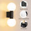 Sharissa 2-Light Black Armed Sconce