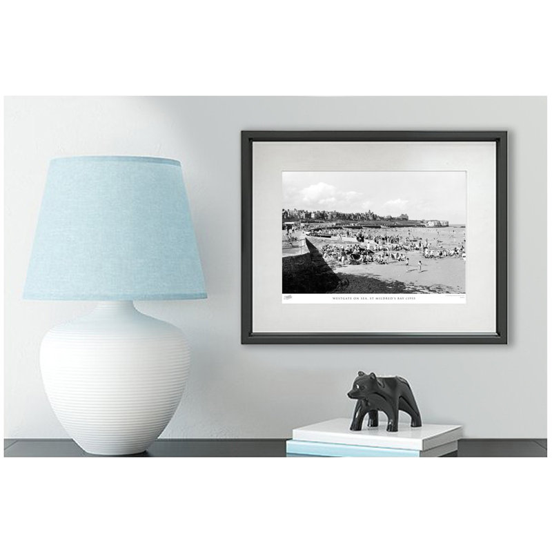 Westgate On Sea, St Mildred's Bay C1955 by Francis Frith - Single Picture Frame Print, 28cm H x 36cm W x 2.3cm D