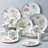 Lenox Lenox Butterfly Meadow 18-Piece Dinnerware Set, Dishwasher Safe, White