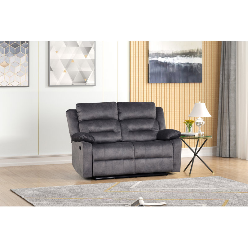 Fauteuil inclinable Odarrius, Électrique, Tissu de bronzage bleu-gris