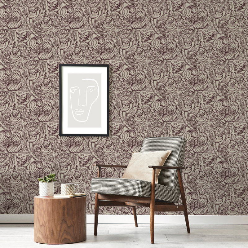 Llewelyn-Bowen Off The Wall Down the Dilly 3D Embossed, Red