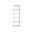 Modern Oak Bookshelf, 63.0 x 19.7 x 19.6 inches | 100% Melamine Coated Particle Board, Thickness: 0.7 inches | Wall-Mountable Design with Numerous Shelves for Additional Storage | Scandinavian Style, Elegant & Functional