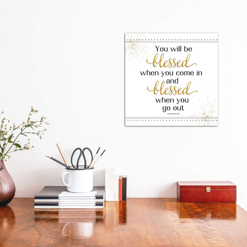 You Will Be Blessed by Jennifer Pugh - Wrapped Canvas Print, 66.04 cm H x 66.04 cm W x 3.175 cm D