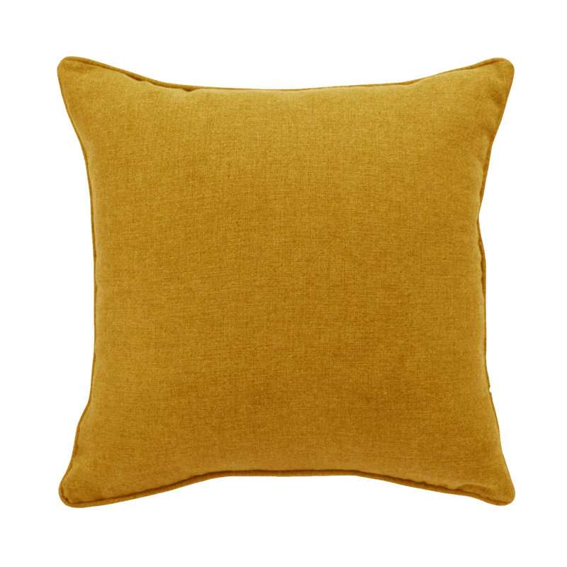 Mentie Square Cushion, Ochre