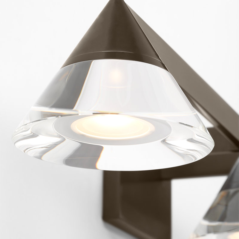 Midrand LED Vanity Light, Bronze, 3, 5" H x 25.5" W x 5.7" D