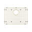 Bol simple en acier inoxydable mat 304 à fixation sur le dessus pour installation dans la cuisine, la cour, le bureau, le bar et l'évier à lessive (23 x 20 x 9)