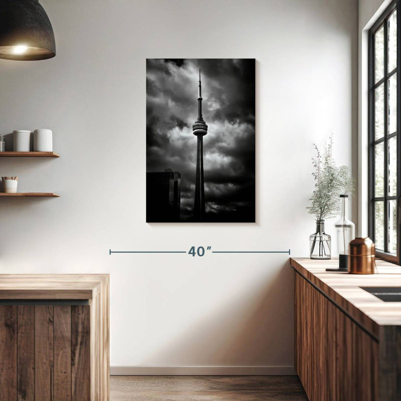Aime CN Tower No 5, 36" H x 24" W