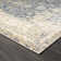 Ophelia Lux Classic Floral Blue/Gray Rug with High-Low Texture