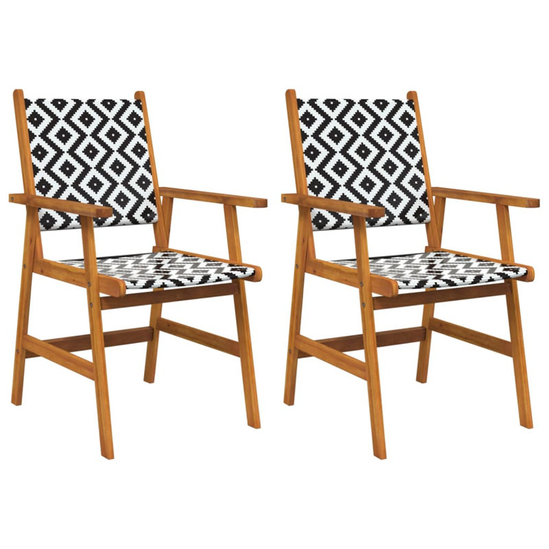 Briany Acacia Patio Dining Armchair