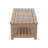 2-Tier Slatted Patio Aluminum Coffee Table