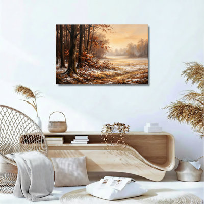 Ensemble de 1 tableau sur toile Forêt d'automne