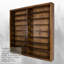 Bibliothèque standard en bois massif H 86,61 "x l 86,61" Gateshead