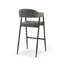 Munsley Upholstered Counter Stool with Metal Frame