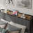 Metal Bed Frame - Upholstered Headboard With Charging Functionality Dark Platform & Function-1269222401-1269222407