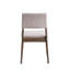 Chaises d'appoint rembourrées en velours côtelé mauve en noyer (2), style scandinave, plancher de 13 po, capacité de poids de 220 lb (2) en velours côtelé rembourré de mousse, hauteur de siège de 19 po, profondeur de produit de 23,99 po