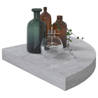 Wall Corner Shelf Floating Corner Shelf Wall Mounted Display Shelf