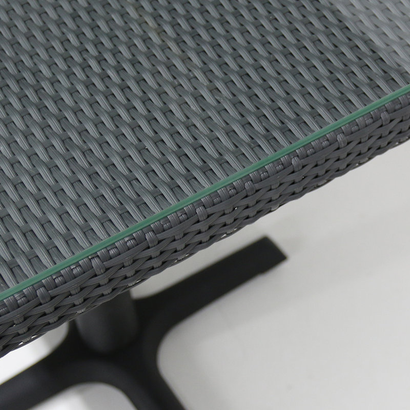 Table 31,5 "Asbury, Gris, 29.5"H x 31.5"W x 31.5"D