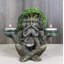 Figurine brûleur d'encens et bougeoir