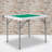 Square 4-Player Folding Card Game Table with Playing Surface and Cup Holders