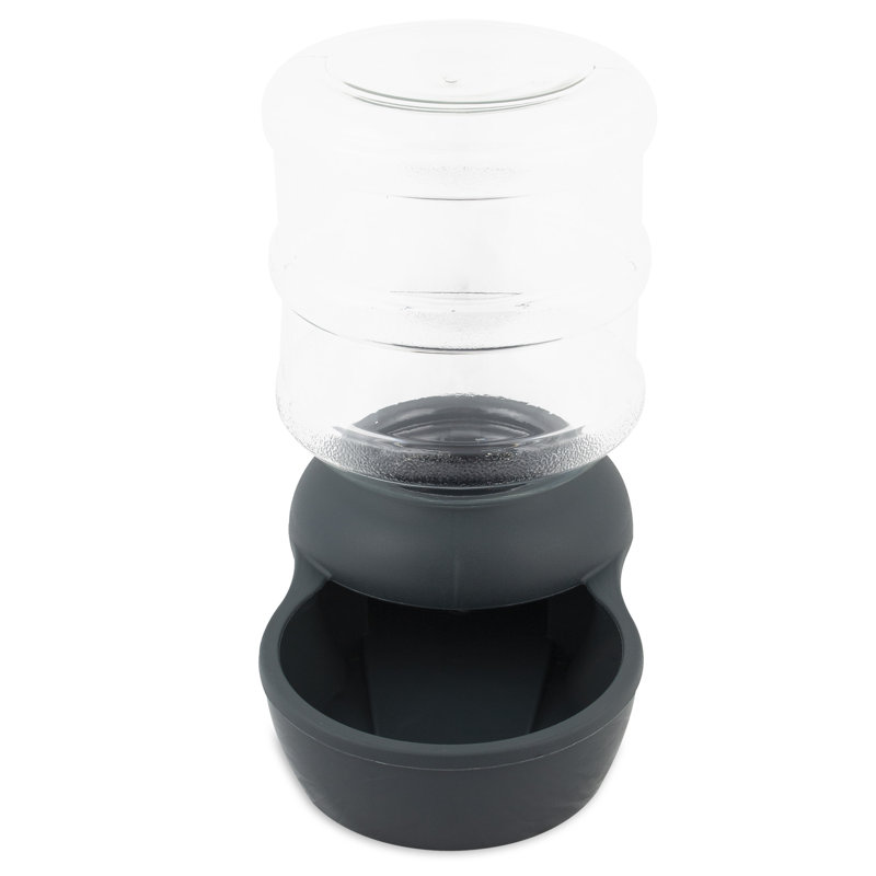 Mangeoire à eau automatique lebistro gravity, Gris foncé, Grand (320 oz de liquide)