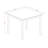 5 Piece Dinette Set for 4 Includes a Square Dining Room Table and 4 Linen Fabric Dining Chairs, Oak-1980625510
