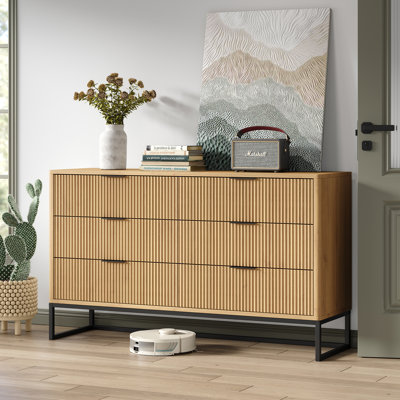 137 cm W Chest of 6 Drawers