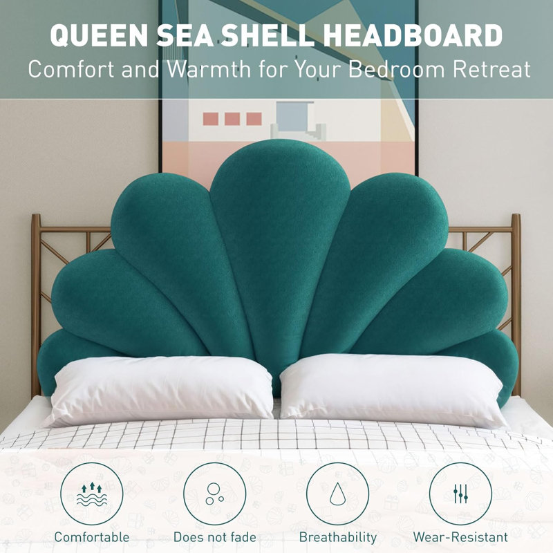 Novelty Backrest Cushion, Green Blue