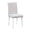 Ensemble de table de salle à manger en bois 5 pièces, ensemble de table de cuisine avec une table rectangulaire et 4 chaises rembourrées, table de salle à manger en bois avec décoration en cristal et ensemble de chaises pour la cuisine, la salle à m-24714934-24714939