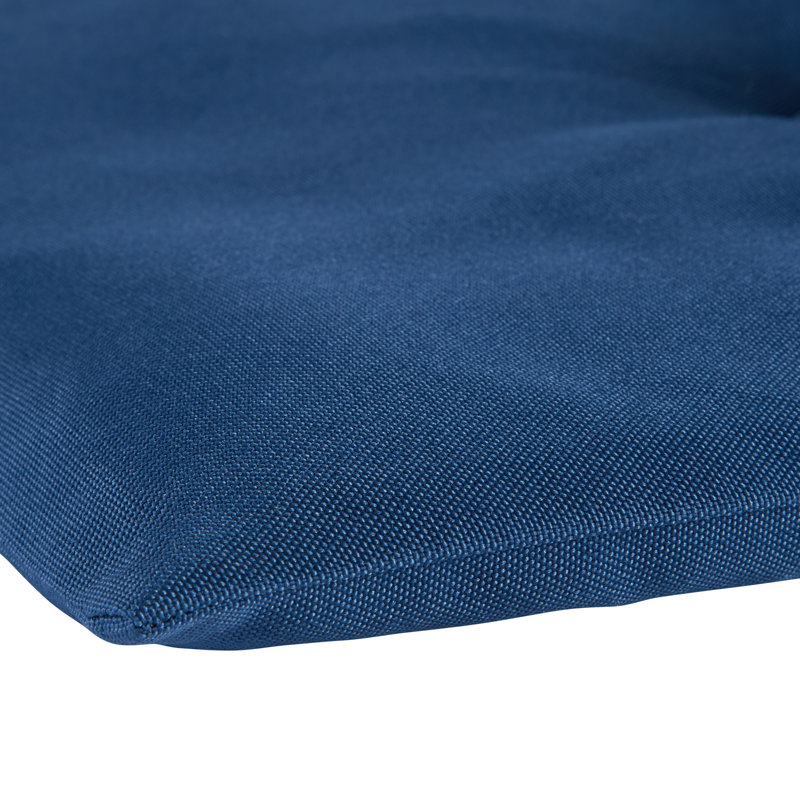 Coussin de chaise longue d'extérieur Shipton, Bleu marine