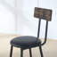 Ensemble de table de bar et de tabourets rembourrés polyvalents avec tablette, tabourets confortables avec dossier pour divers réglages