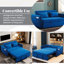 Causeuse-lit en velours avec lit escamotable Rubinder-653687686