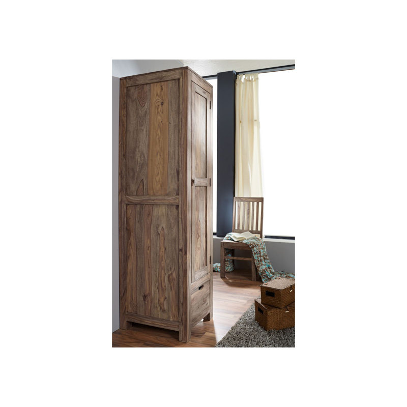 Nature 1 Door Solid Wood Wardrobe
